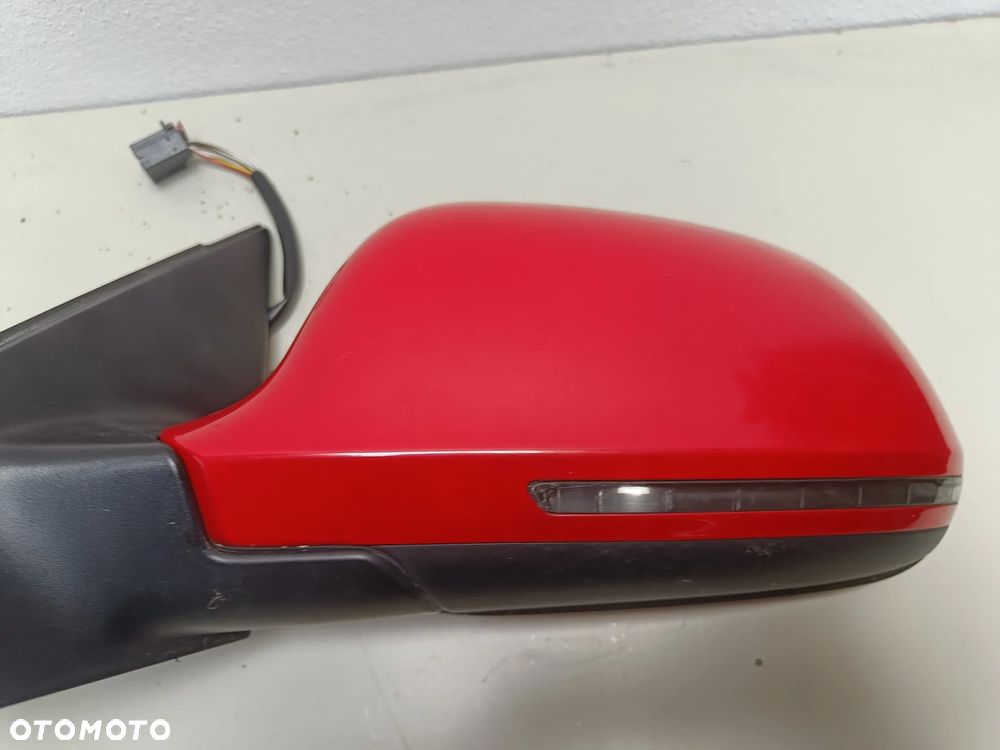 Lusterko Lewe Audi A4 B8 Zewnętrzne 6 PIN LY3J - 2