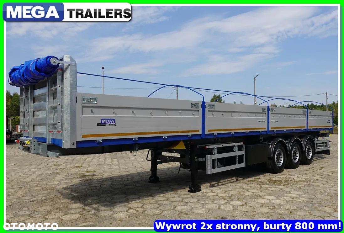 Mega 25 m³ wywrotka - platforma, 2-stronna, HARDOX 450 !!! - 26