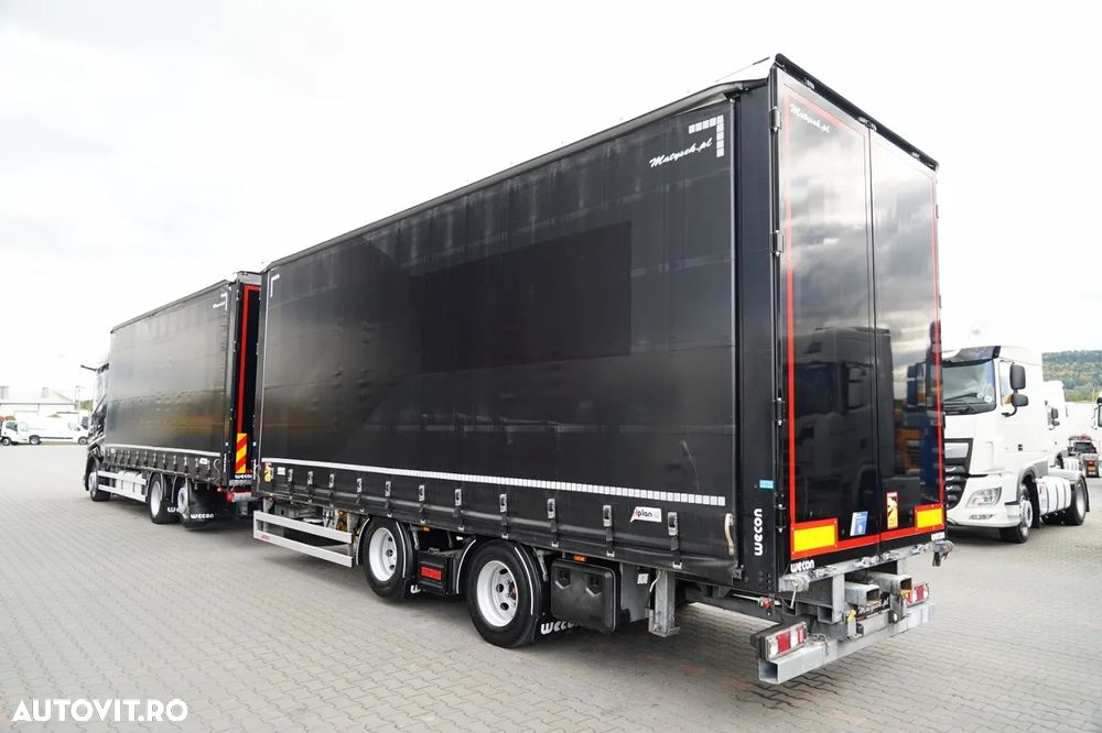 DAF XG 480 / COMBINAȚIE TANDEM / 120 M3 / DRIVE-THROUGH / AER CONDIȚIONAT PARCARE / WECON / PUNTE RELAXABILĂ / ȘINGURI PENTRU STICLE / SAF / 2023 - 2