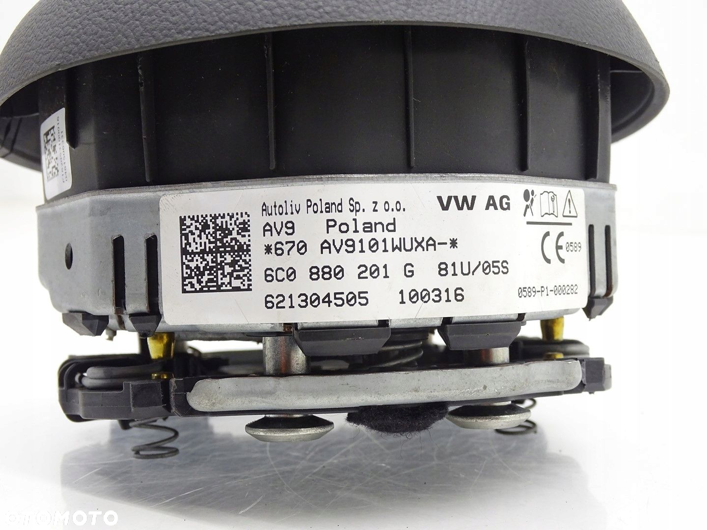 PODUSZKA POWIETRZNA AIRBAG KIEROWCY KIEROWNICY VW POLO V 6C GTI 6C0880201G - 4