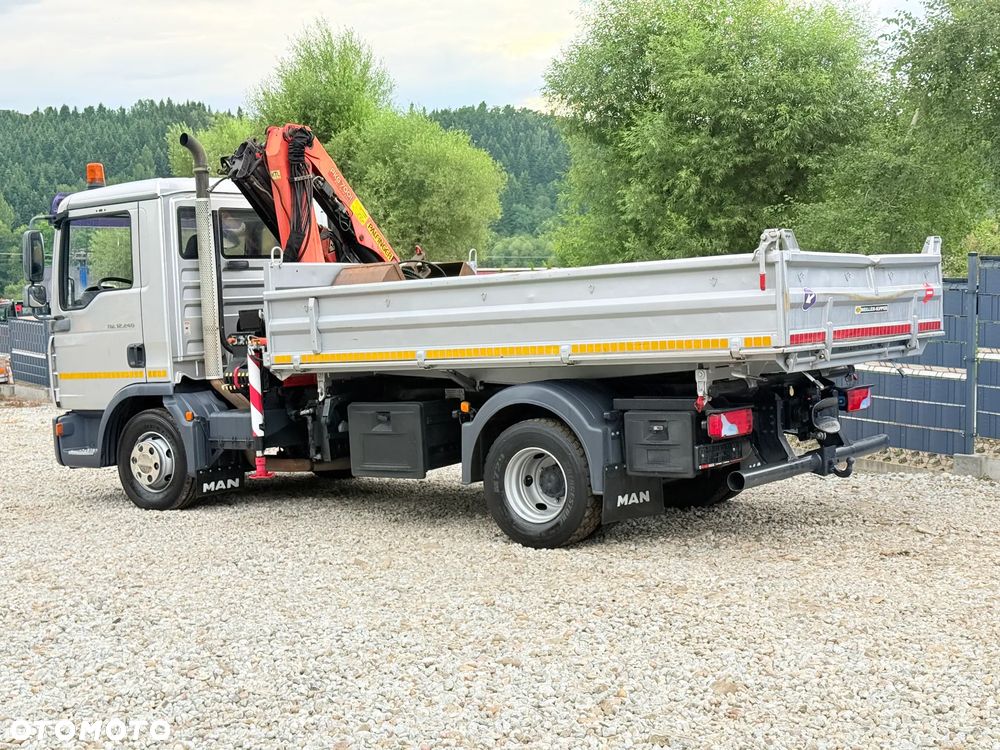 MAN MAN TGL 12-240 Kiper Wywrotka 4x2 Kran PALFINGER PK 12500 BARDZO DOBRY STAN - 11