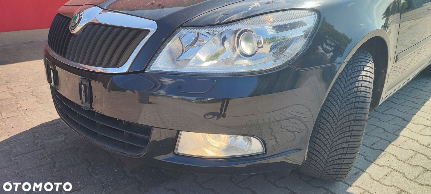 OCTAVIA II LIFT 08-12r. KOMPLETNY PRZÓD LF9R 1Z1Z maska zderzak xenon itd. - 4