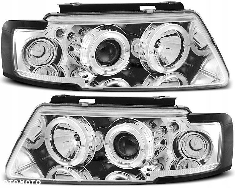 Reflektory Lampy kpl Ringi Angel Eyes Led Tuning VW Passat B5 3b 1996-2000 - 2