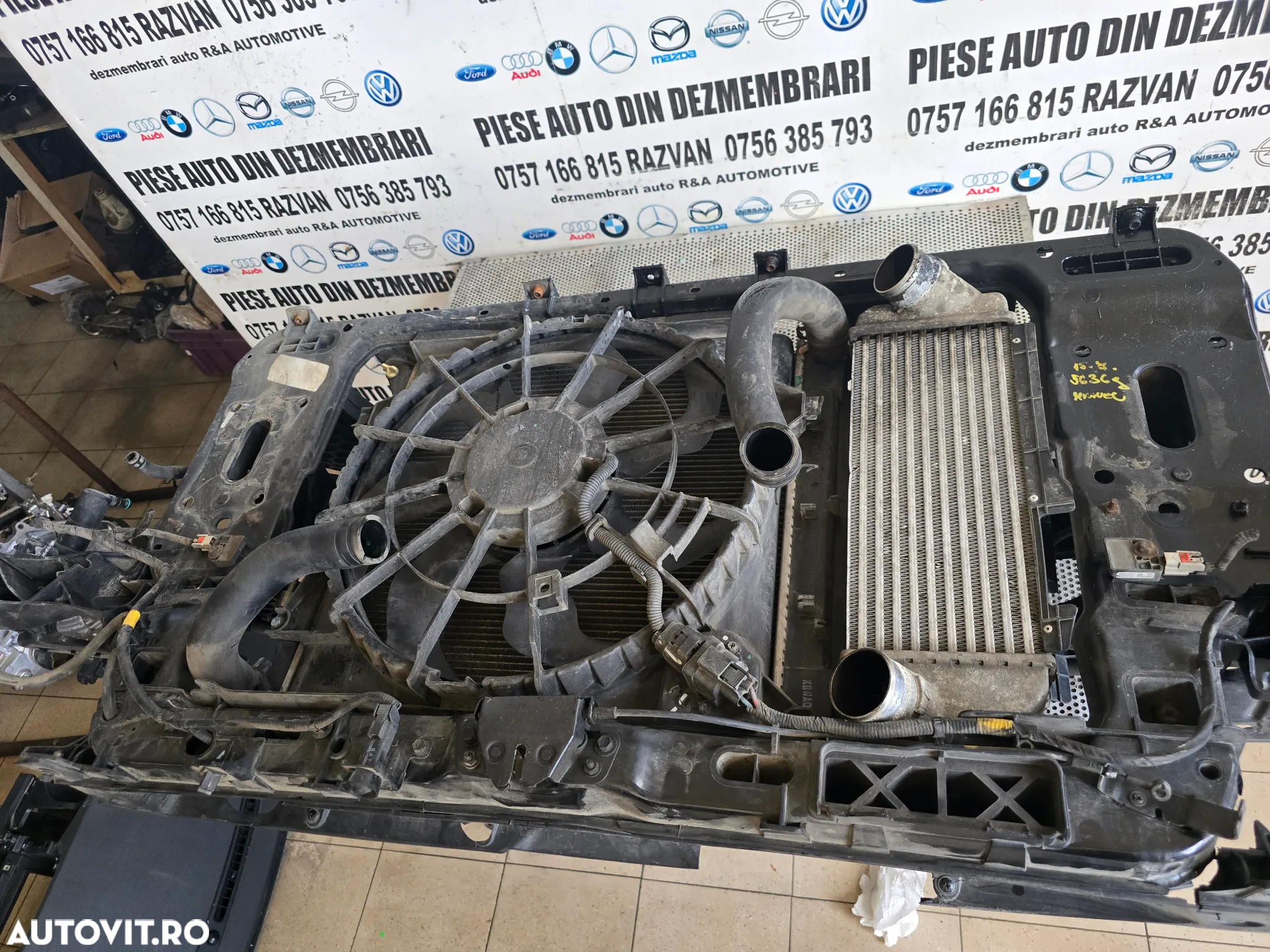 Trager Calandru Fata Complet Radiator Termocupla Armatura Ka Sportage 2010-2015 2.0 Crdi Manual - 9