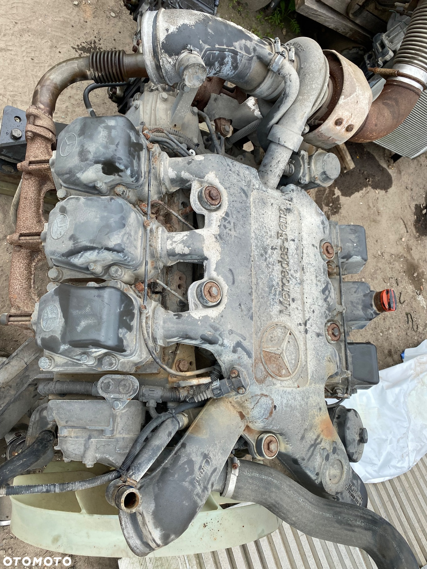 Silnik Mercedes V6 OM501LA Przesiewacz Rebak zamiatarka itp - 5