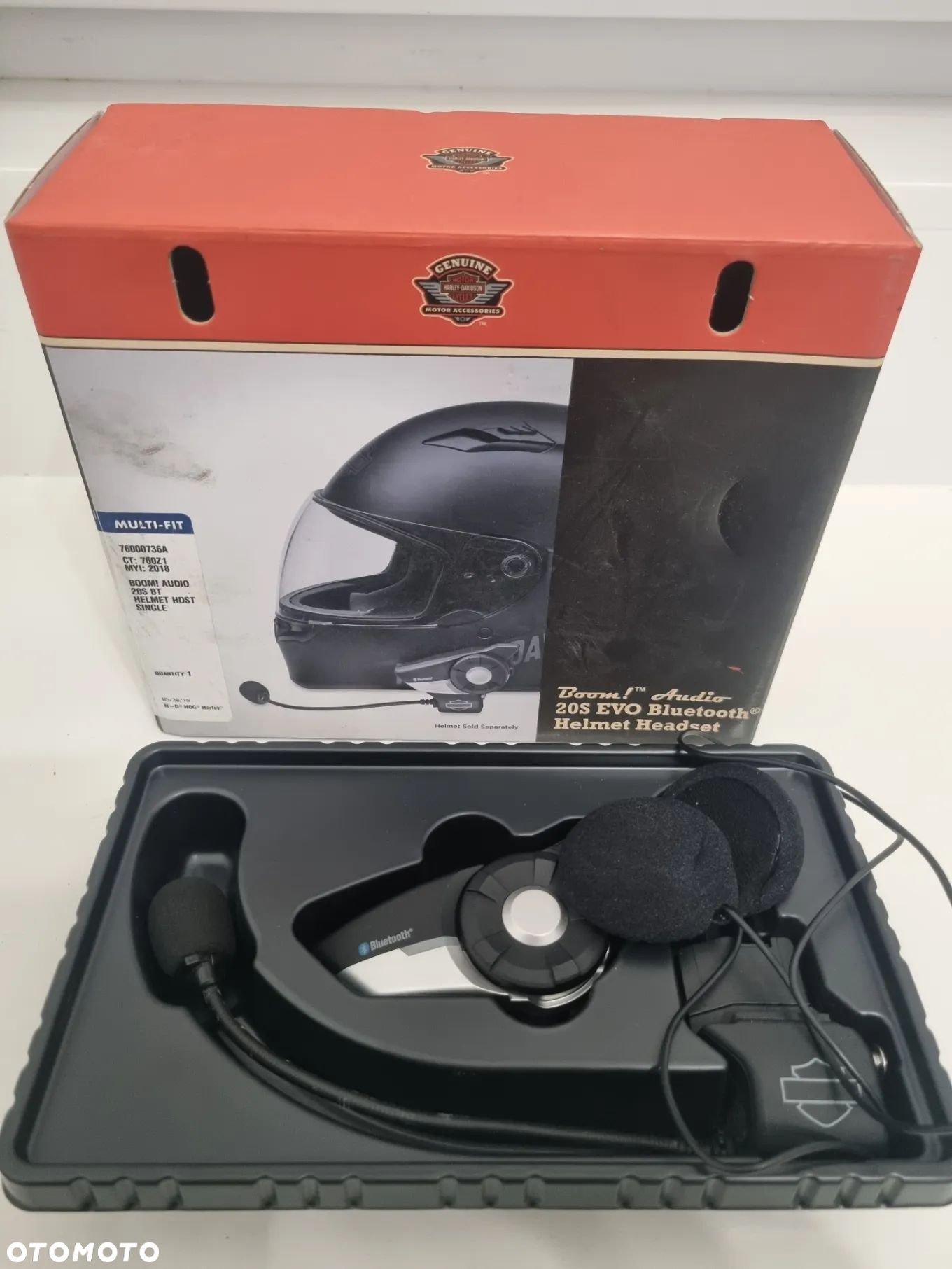Harley Davidson Interkom Boom! Bluetooth 76000736a Audio 20S Evo - 1