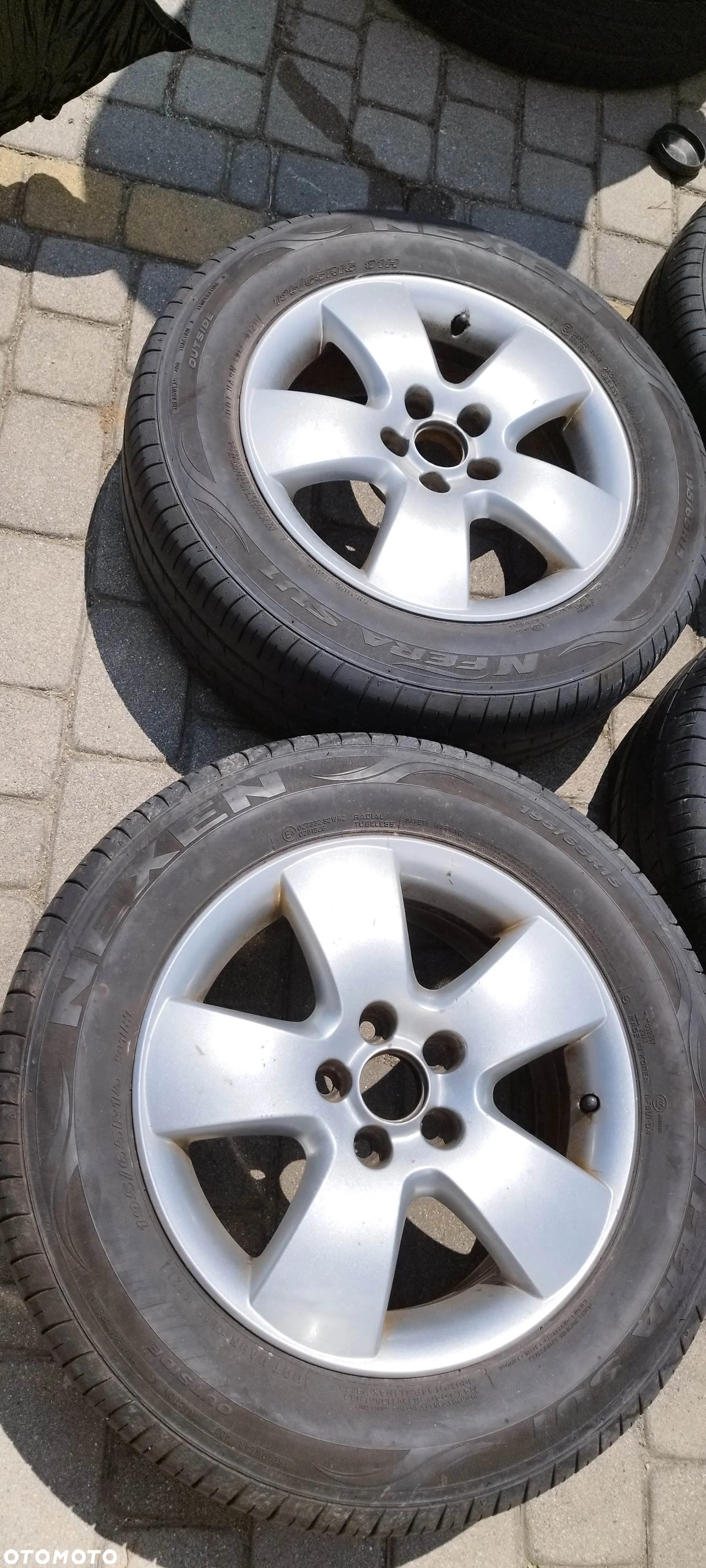 5x100 15 felgi seat skoda vw audi opony 195/65/15 - 2