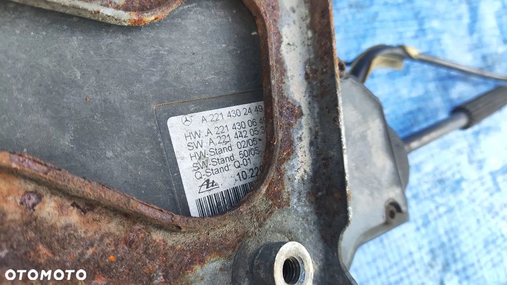 HAMULEC RĘCZNY POSTOJOWY ELEKTRYCZNY MECHANIZM HAMULACA POSTOJOWEGO RĘCZNEGO LINKA A2214302449 A2214300649 A2214201485 A2214201385 MERCEDES CL W216 W221 - 6