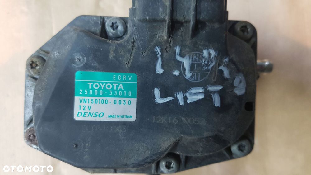 toyota auris 09-12 1.4 d4d zawór egr 33010 - 2