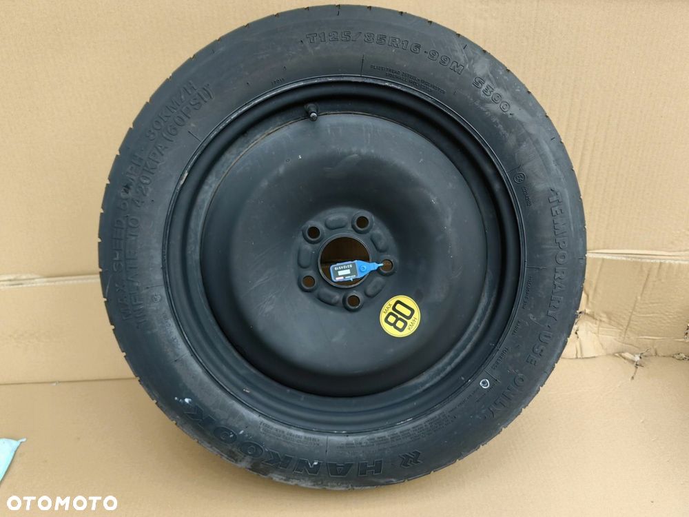 Koło zapasowe dojazdowe FORD FOCUS MK2 MONDEO MK4 6G92-1A479-AA 16" 5X108 - 1