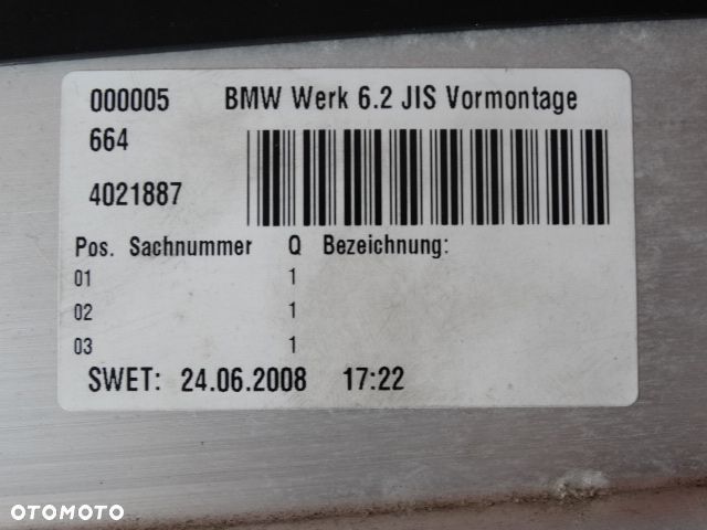 BMW 1 E88 Cabrio Pałąk Bezpieczeństwa Antykapotażowy niewystrzelony z nabojami 132328-10 E3K48W 51717187481 7187481 23803010 4021887 BMW 118d 118i 120i 123d 128i 135i 125i - 8