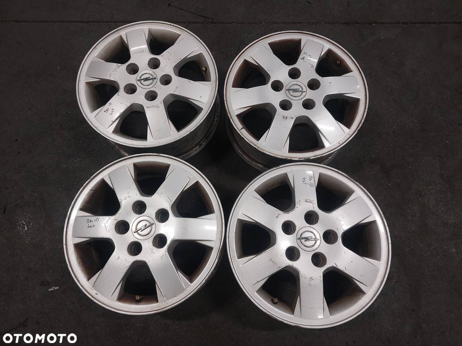 FELGI ALUMINIOWE KOMPLET 4SZT 5X110 6Jx15 ET49 FI65,1 OPEL INTRA 62505 - 1