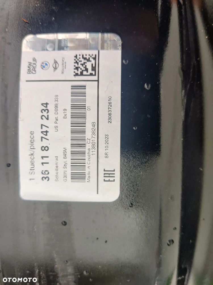 Felga aluminiowa Bmw G30 M pakiet 19 cali - 5
