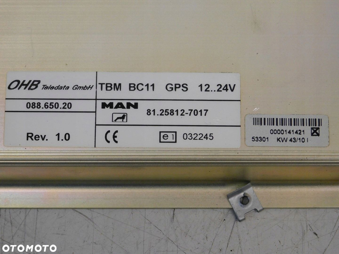 MODUŁ STERUJĄCY GPS MAN TGX TGS TGA 81258127017 E5 - 4