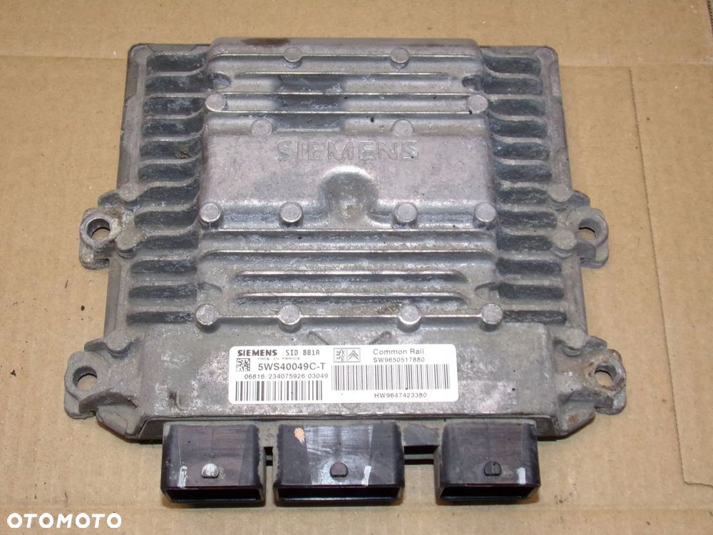 komputer silnika 5ws40049ct berlingo 2.0 hdi - 1
