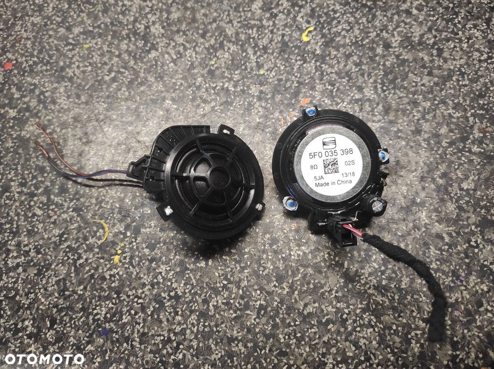 SEAT LEON 3 GŁOŚNIK PRZEDNI GŁOSNIKI PRZÓD WYSOKOTONOWY 5F0035398 WYSYŁKA !!!! - 1