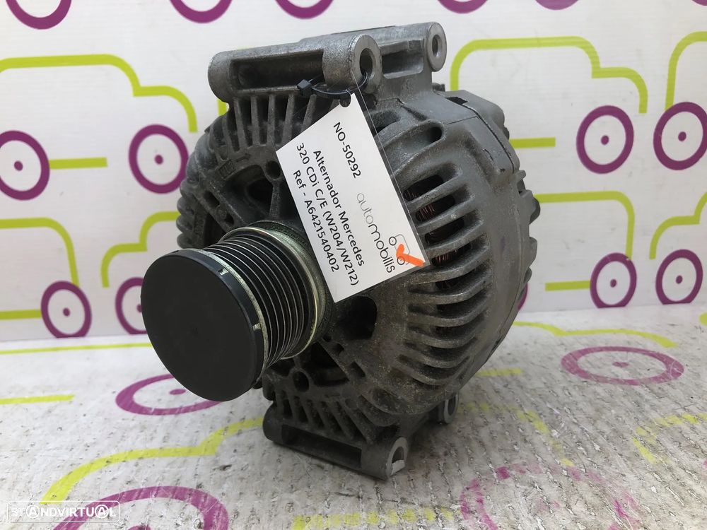 Alternador MERCEDES-BENZ CLASSE C (W204) C 320 CDI Ref. A6421540402 - NO. 50292 - 1