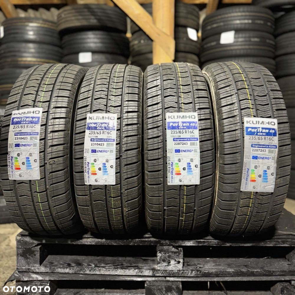 Opony całoroczne 235/65 R16c Kumho portran 4s NOWE! 2024 letnie/zimowe - 2