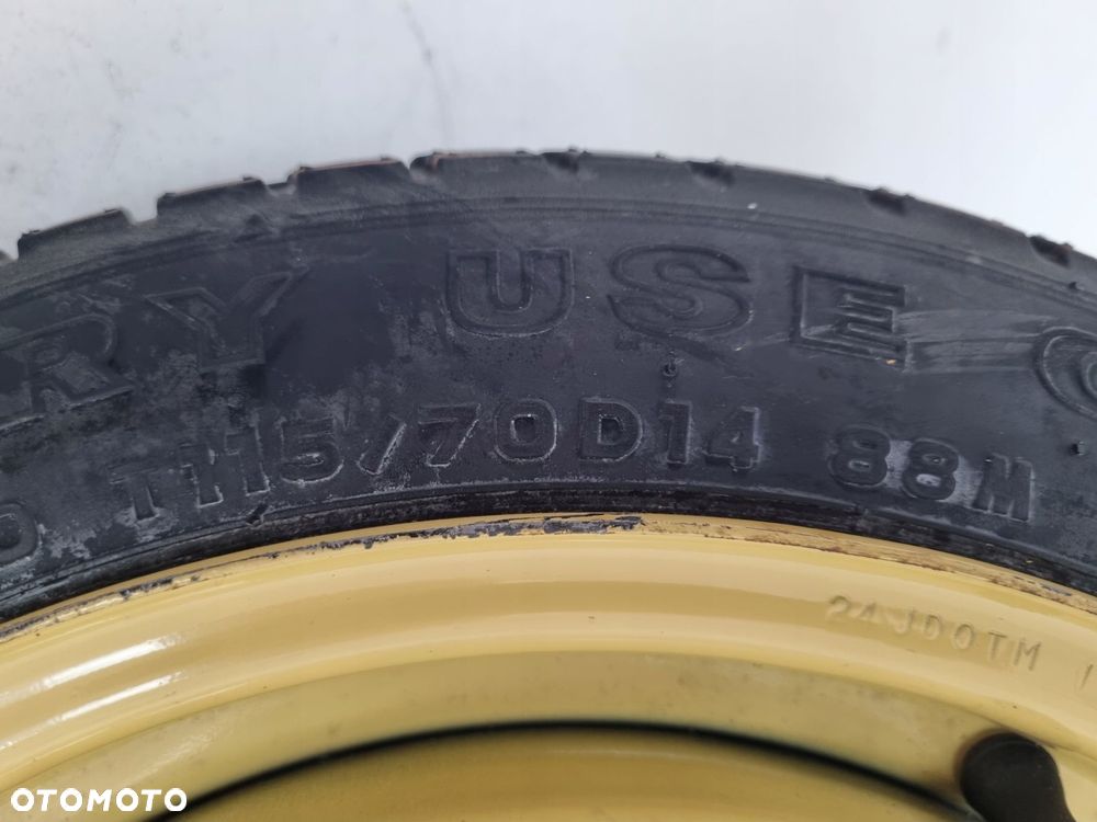 KOŁO DOJAZDOWE Mazda 2 II Demio Dojazdówka 105/70 R14 4x100 14x4T zapasowe - 7