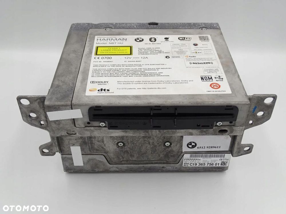 BMW F30 F34 F36 F10 F25 X3 F15 RADIO NAWIGACJA CZYTNIK NBT 9356756 9289611 - 2