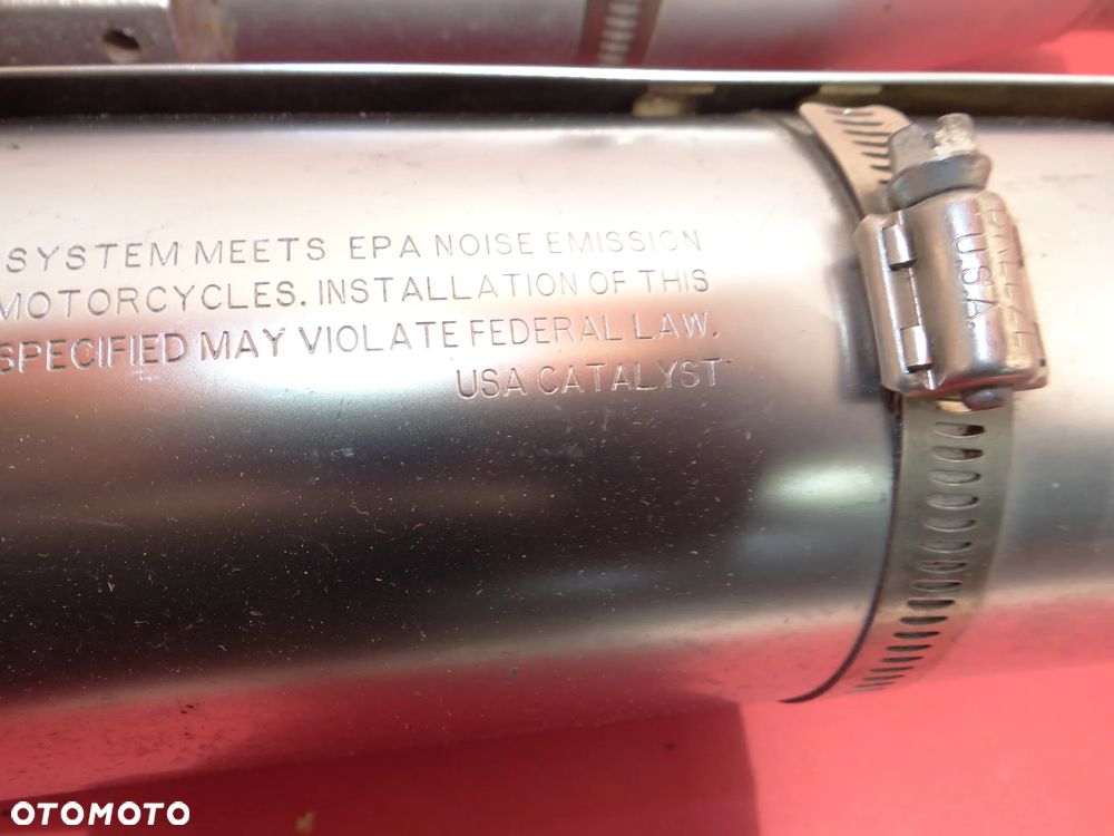 N177  HARLEY DAVIDSON TŁUMIK TŁUMIKI WYDECH SOFTAIL HARITAGE FAT BOY HARFXS1584 1688 - 9