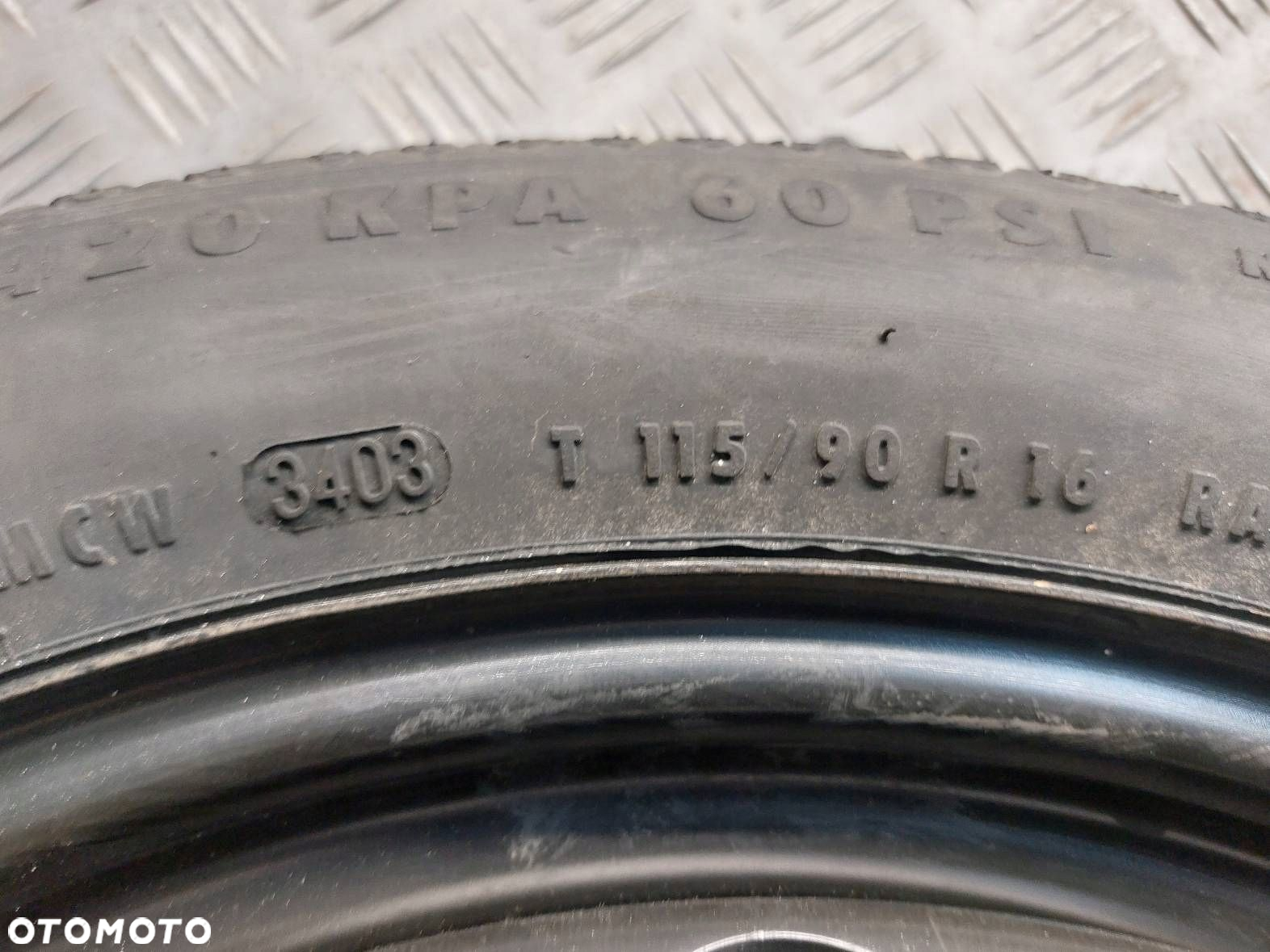 KOŁO ZAPASOWE ZAPAS BMW E46 LIFT CONTINENTAL T115/90R16 3BX16 - 6