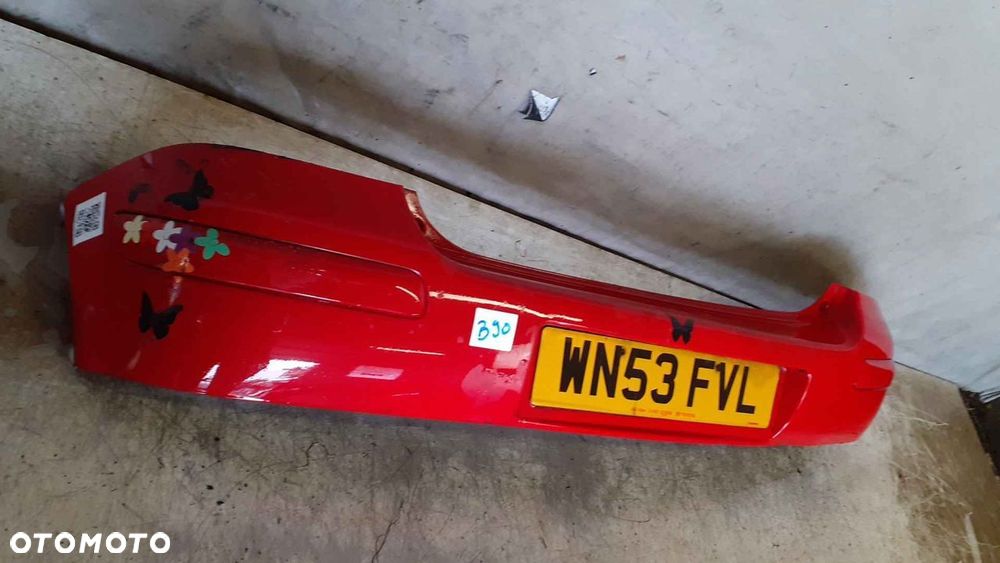 $ ZDERZAK TYŁ TYLNY GÓRNA CZĘŚĆ TOYOTA YARIS I 1 3P0 CZERWONY - 4