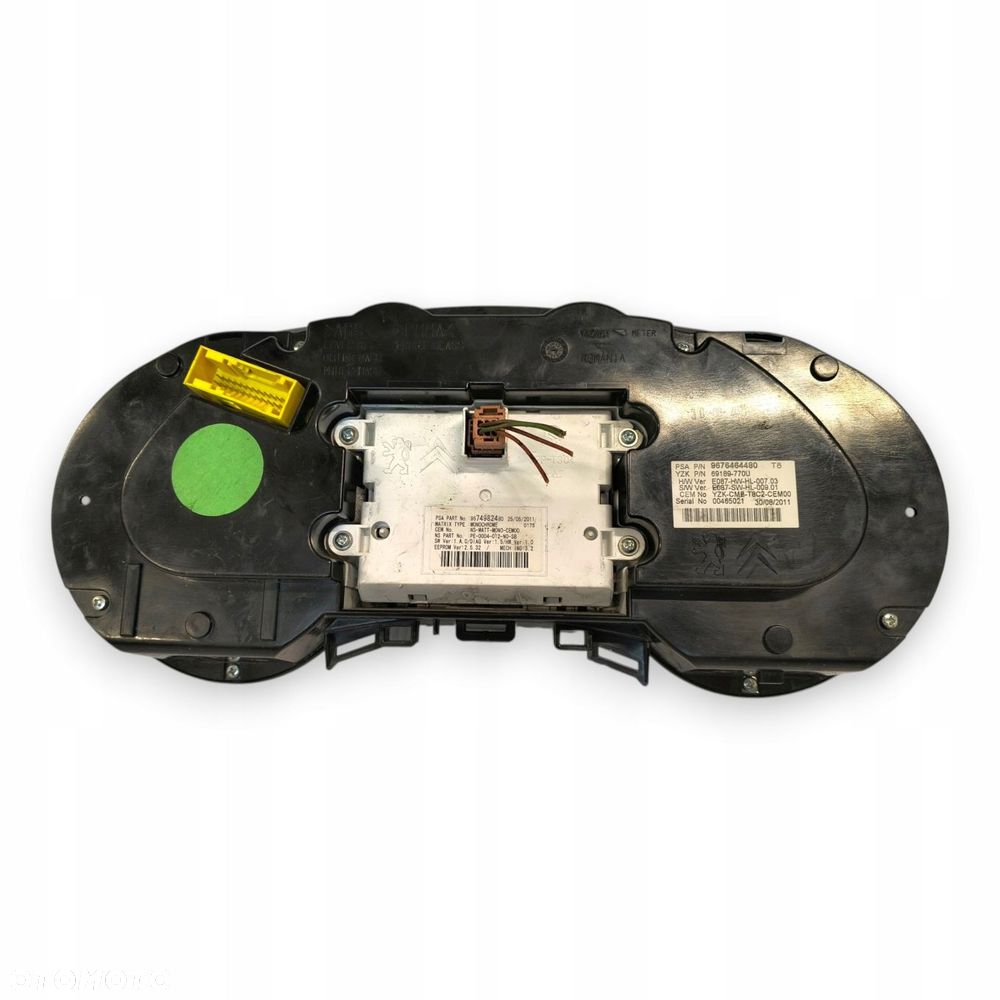 LICZNIK ZEGARY 9676464480 Peugeot 3008 I 5008 I 1.6 HDI E-HDI Diesel - 5