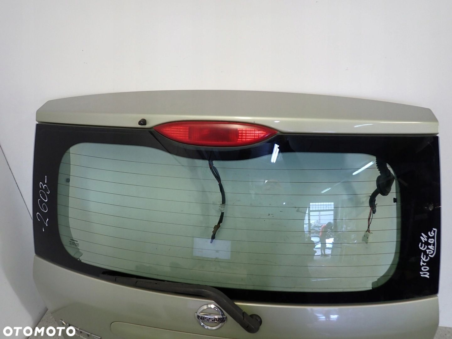 NISSAN NOTE E11 06-12 KLAPA BAGAŻNIKA SZYBA TYLNA JAB - 5