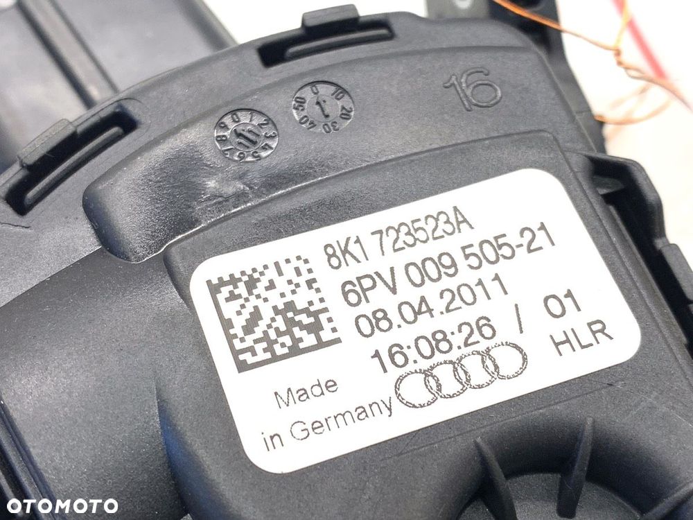 POTENCJOMETR GAZU  AUDI Q5 (8RB) 2008 - 2017 2.0 TDI quattro 125 kW [170 KM] olej napędowy 2008 - - 4