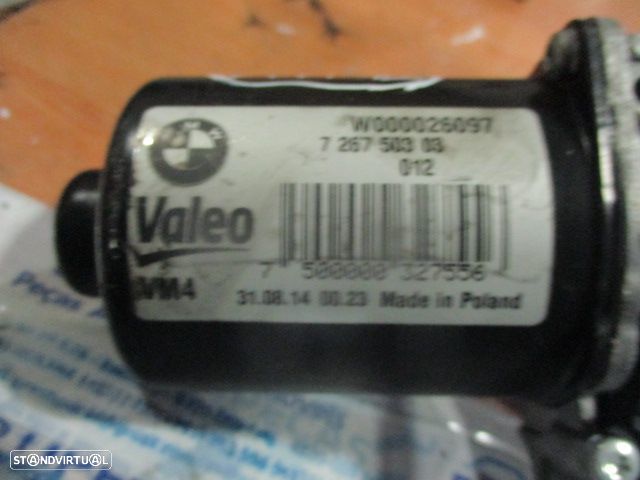 Motor Limpa Vidros Frente 726750303 BMW F34 GT 2014 FRT VALEO BMW F31 2014 320D 163CV 5P CINZA - 2
