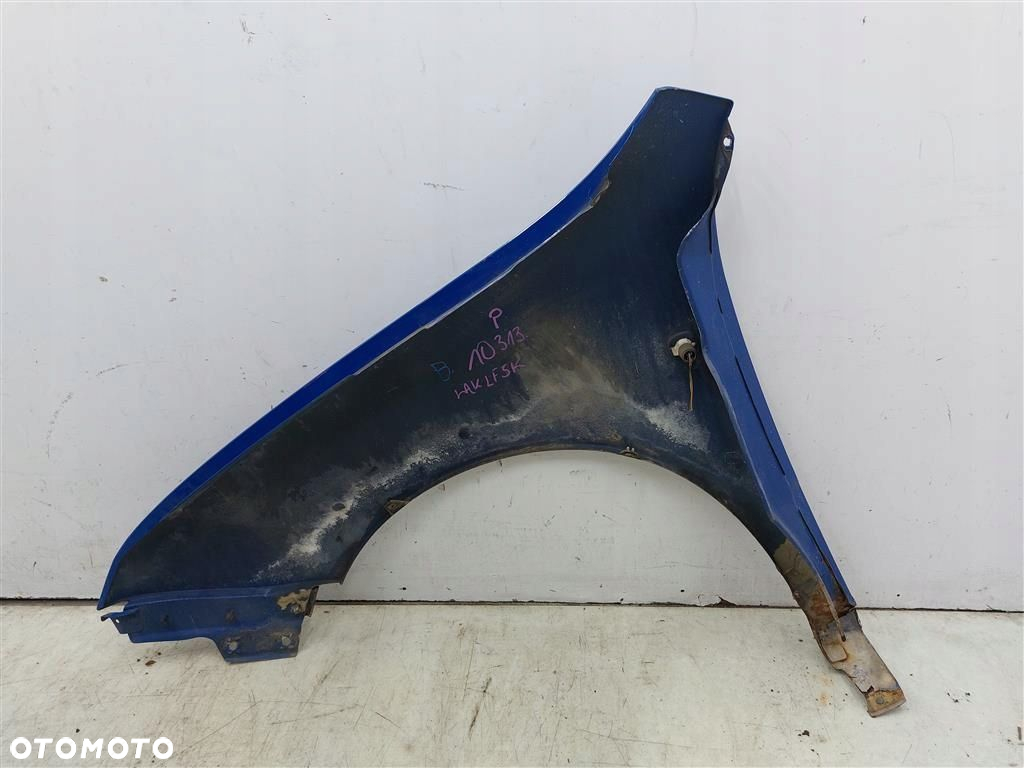 Błotnik przedni prawy Skoda Fabia I 1999-2008  NIEBIESKI - 3