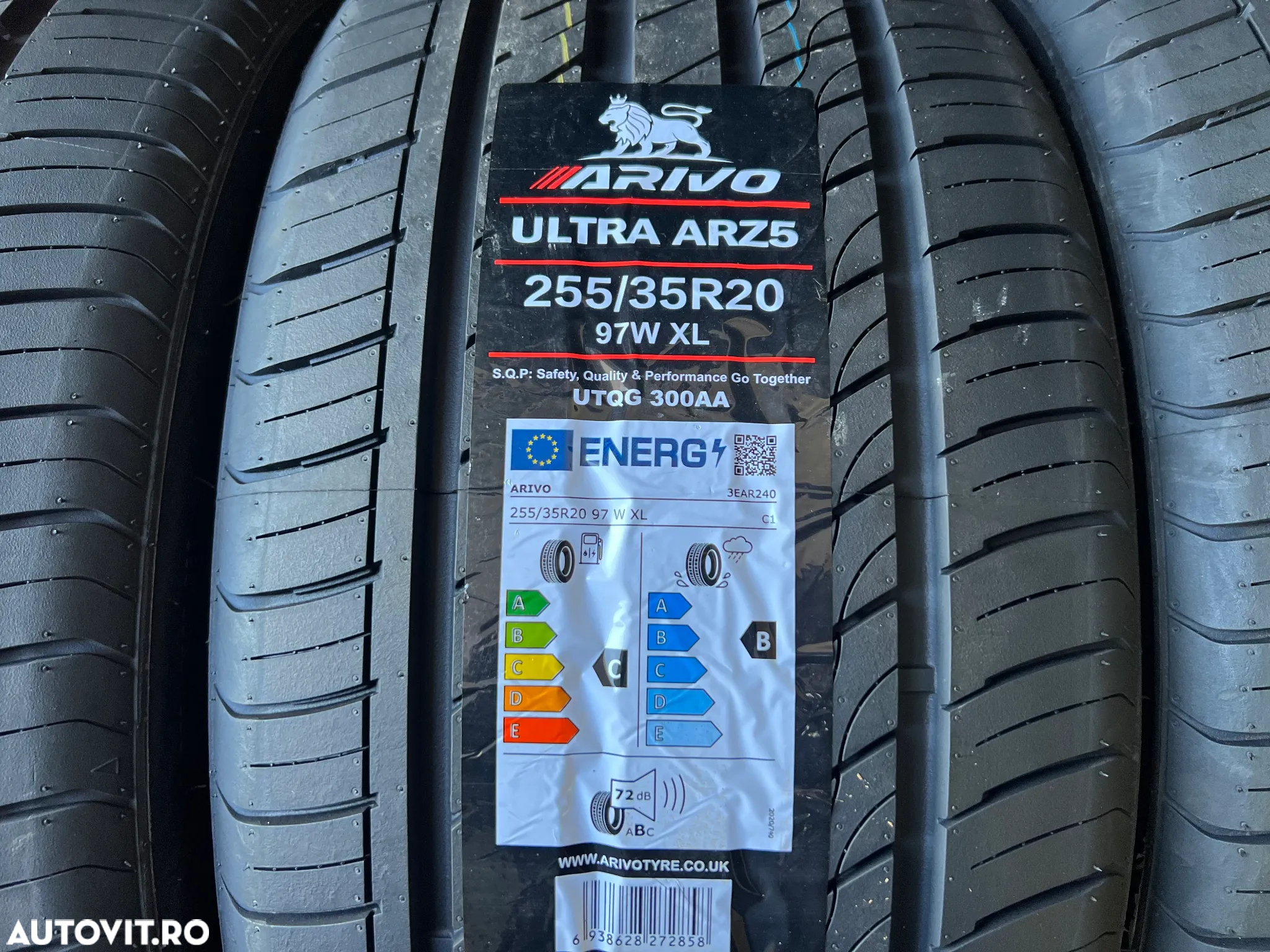 4 anvelope vara 255-35-20 AUDI A5 A6 A7 A8 Opel anvelope vara cu protectie janta - 3