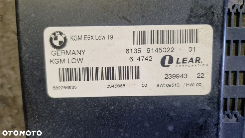 BMW E60 E61 MODUL KOMFORTU 9145022 - 2