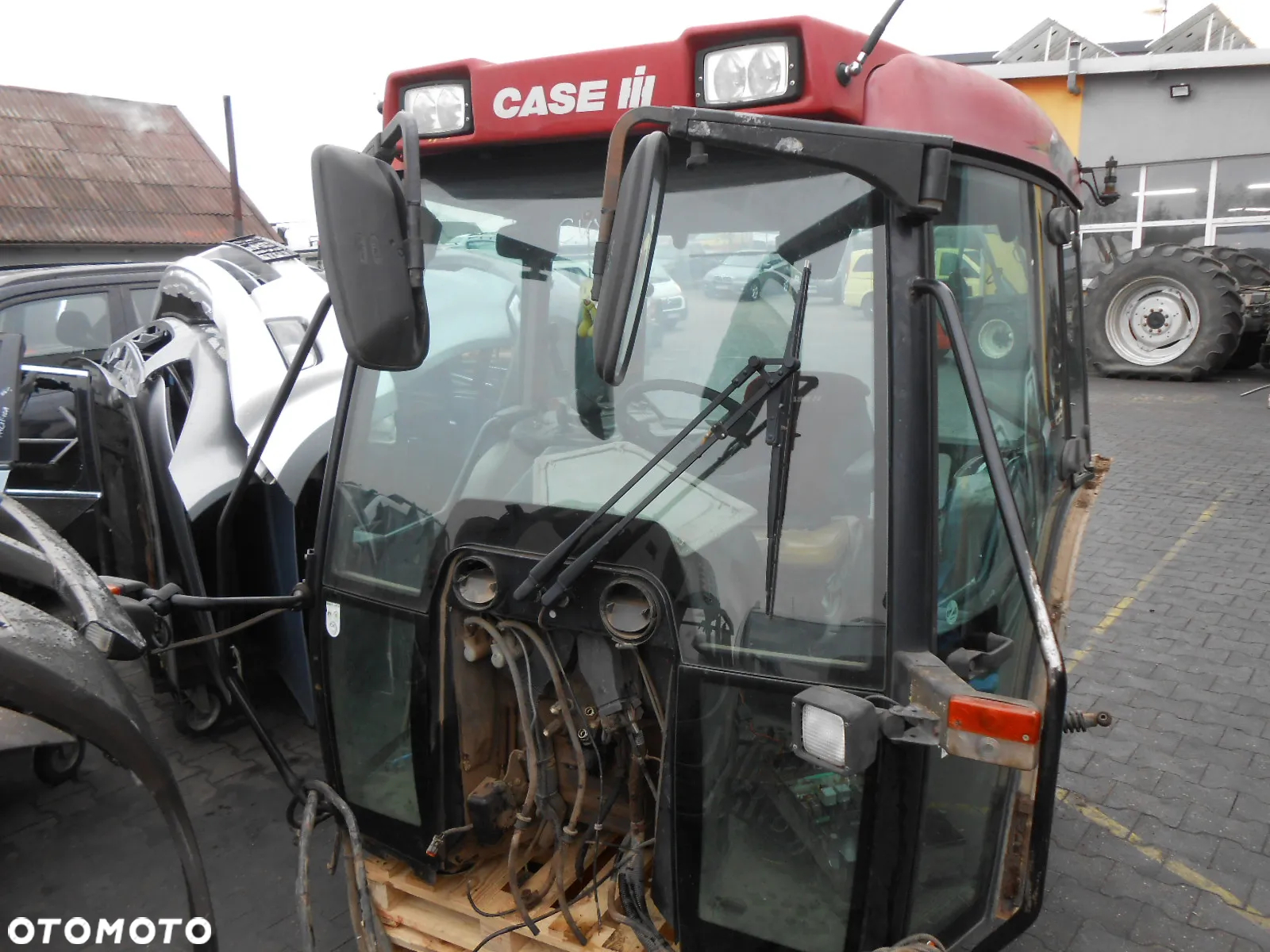 Kabina szyba drzwi dach części Case CVX150 - 2