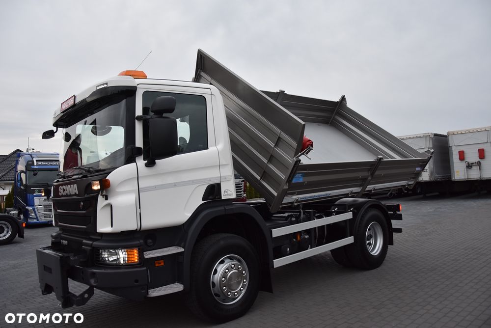 Scania P250 WERSJA OFFROAD / WYWROTKA 3-STRONNA / BLOKADA MOSTU / TYŁ RESOER / P.NOWA / 18 TYŚ KM PRZEBIEGU! / SALON PL / - 25