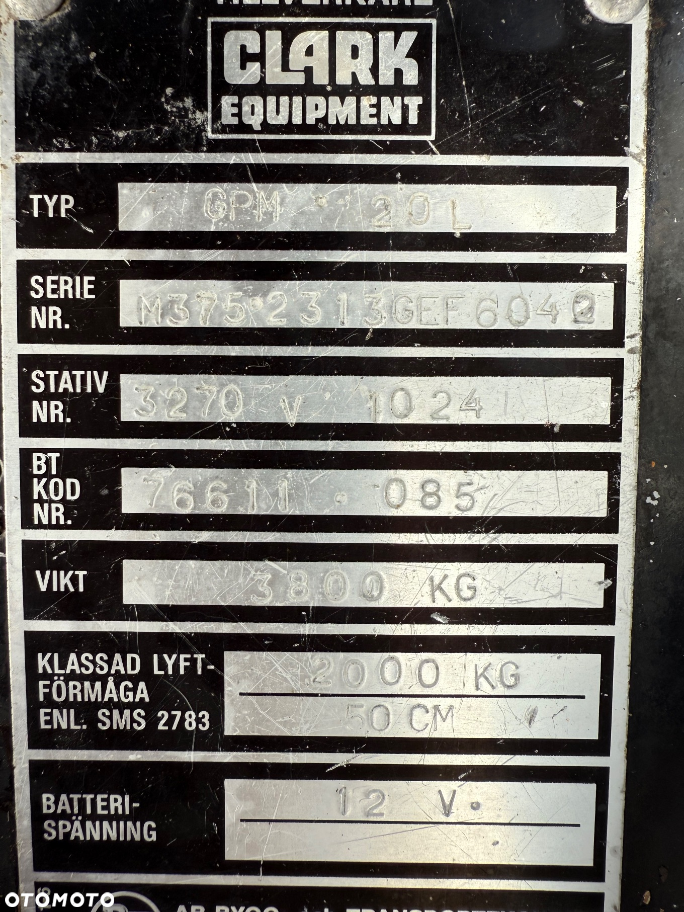 Clark BPM 20 - 21