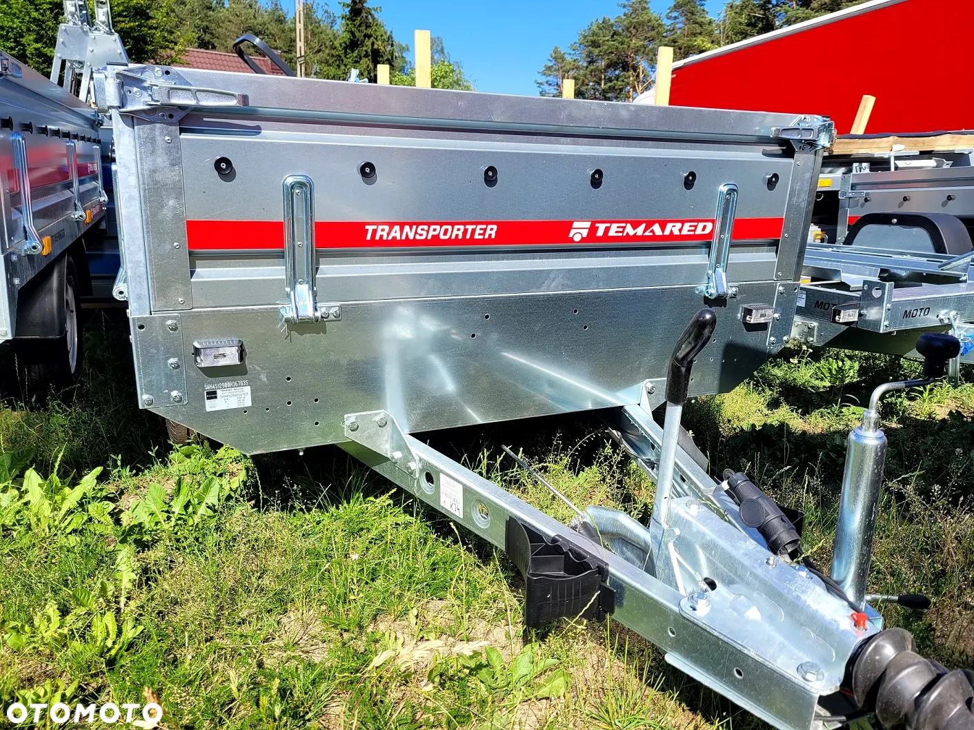TEMARED TRANSPORTER 2515/2C DMC 2000KG burty dmontowalne przyczepa platforma uniwersalna - 7