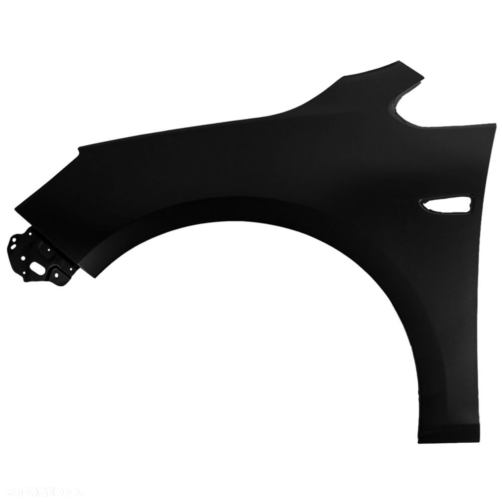 BLU Błotnik OPEL ASTRA J 4 IV Z22C lewy czarny 09-19 przód Graphitschwarz - 2