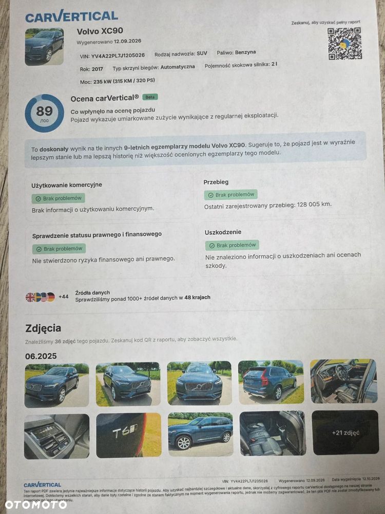 Volvo XC 90 T6 AWD Inscription 7os - 21