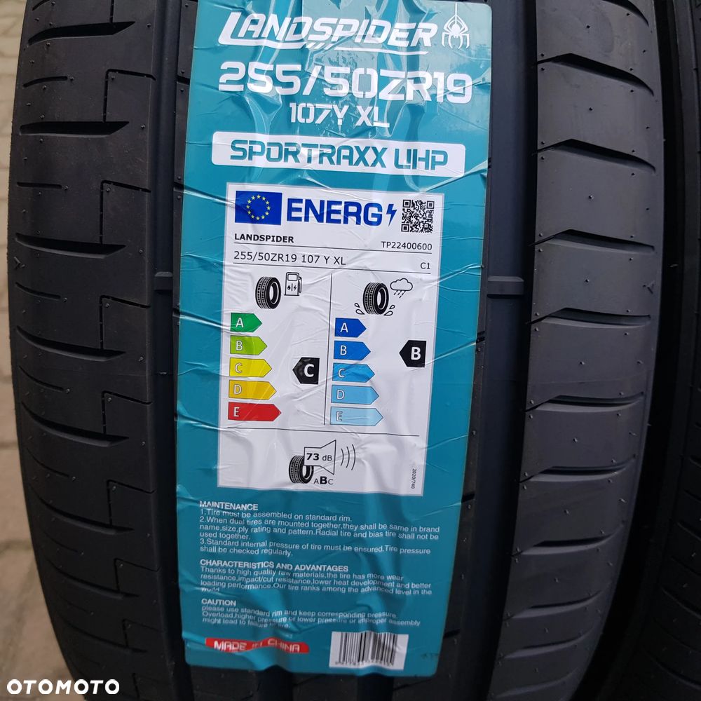 4x 255/50R19 Landspider Sportraxx UHP Komplet opon letnich - 2