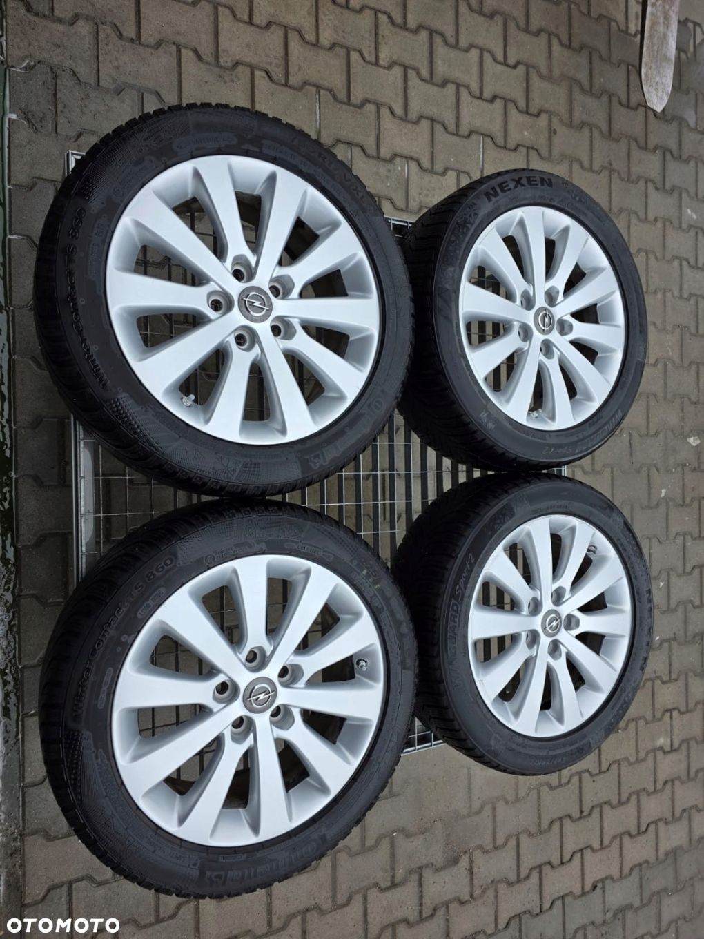 OPEL ASTRA J ZAFIRA C 5X115 KOŁA FELGI ALUMINIOWE R17 OPONY 225/50 - 1