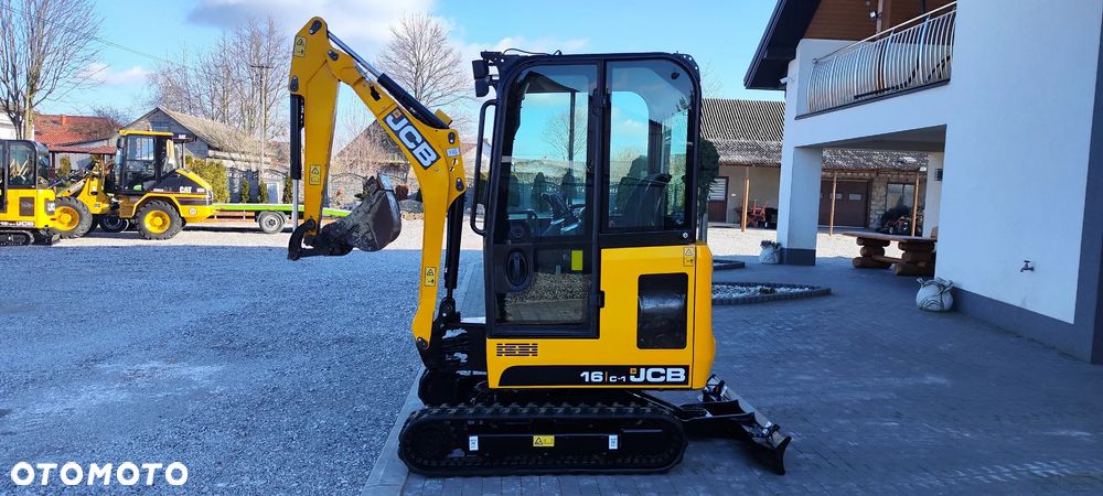 JCB JCB 16 C-1 mini koparka 3 łyżki szybkozłącze 19c1 sprowadzona 8018 serwisowana - 1