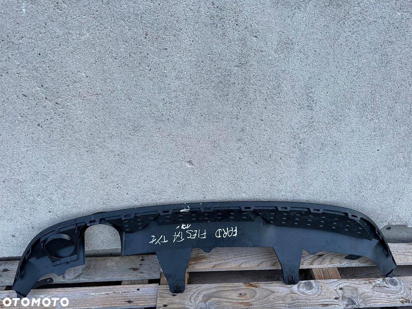 SPOJLER DOL ZDERZAKA TYL TYLNY FORD FIESTA MK8 ST - 4