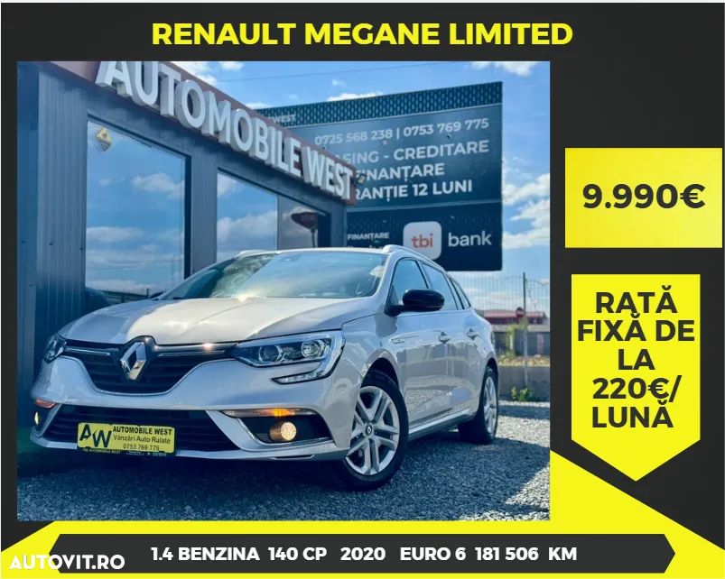 Renault Megane TCe 140 GPF LIMITED - 1