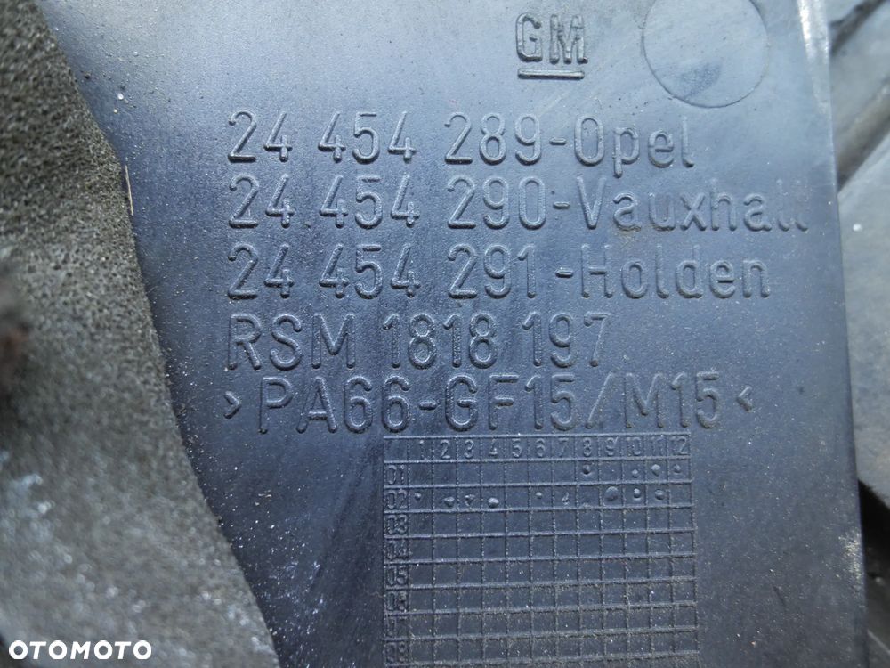 OSŁONA GÓRNA SILNIKA OPEL ZAFIRA A DTI 24454289 - 3