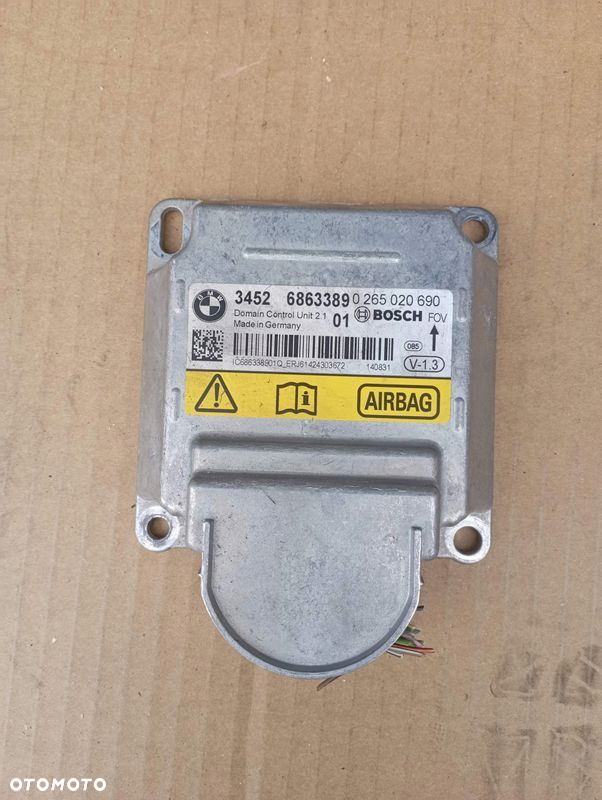 BMW 1 F20 PODUSZKI AIRBAG SENSOR NAPINACZE PASY KURTYNY KOMPLET - 7
