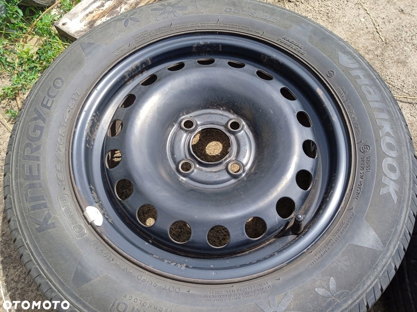 felgi stalowe 4x100 VW UP Seat Mii Skoda Citigo opony lato - 5