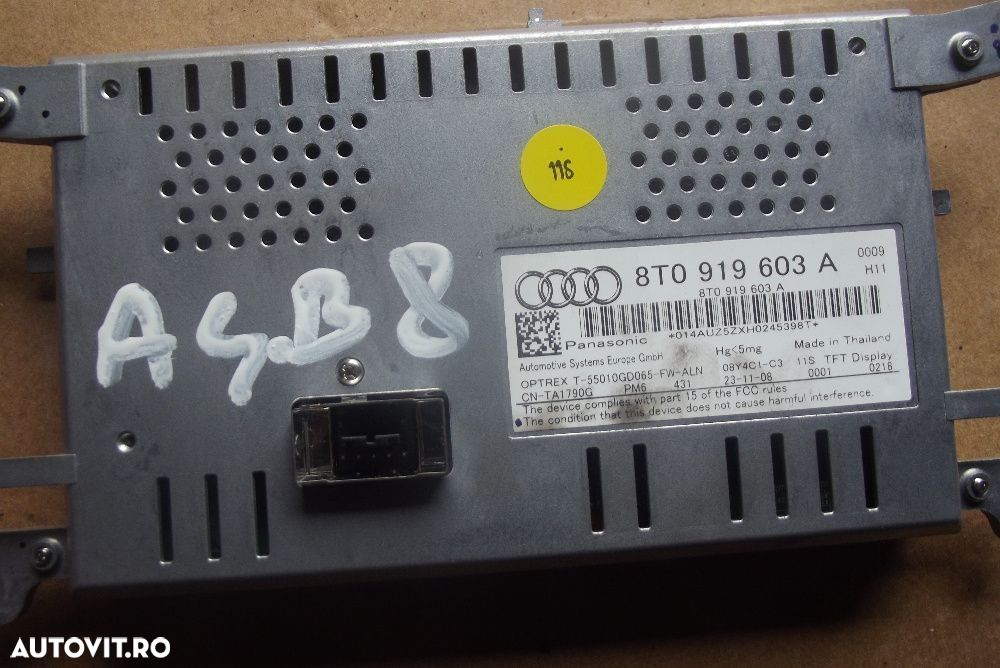 Display Audi A4 B8 2008-2015 Audi A5 dezmembrez Audi A4 B8 cnh cag - 1