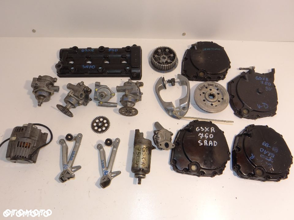 GSXR 750 W SRAD GSX 750  pokrywa dekiel silnika, pokrywa głowicy, pompa oleju